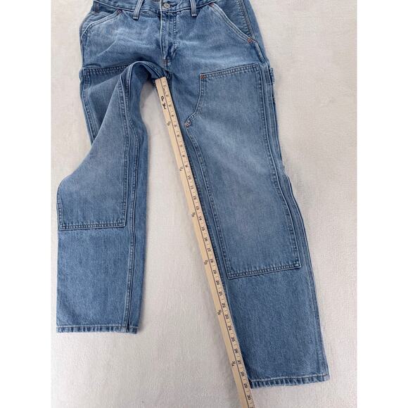 Aritzia Denim Forum The Carpenter Lo- Rise Loose Fit Utility Cargo Jean 27 4 6 - Picture 10 of 11